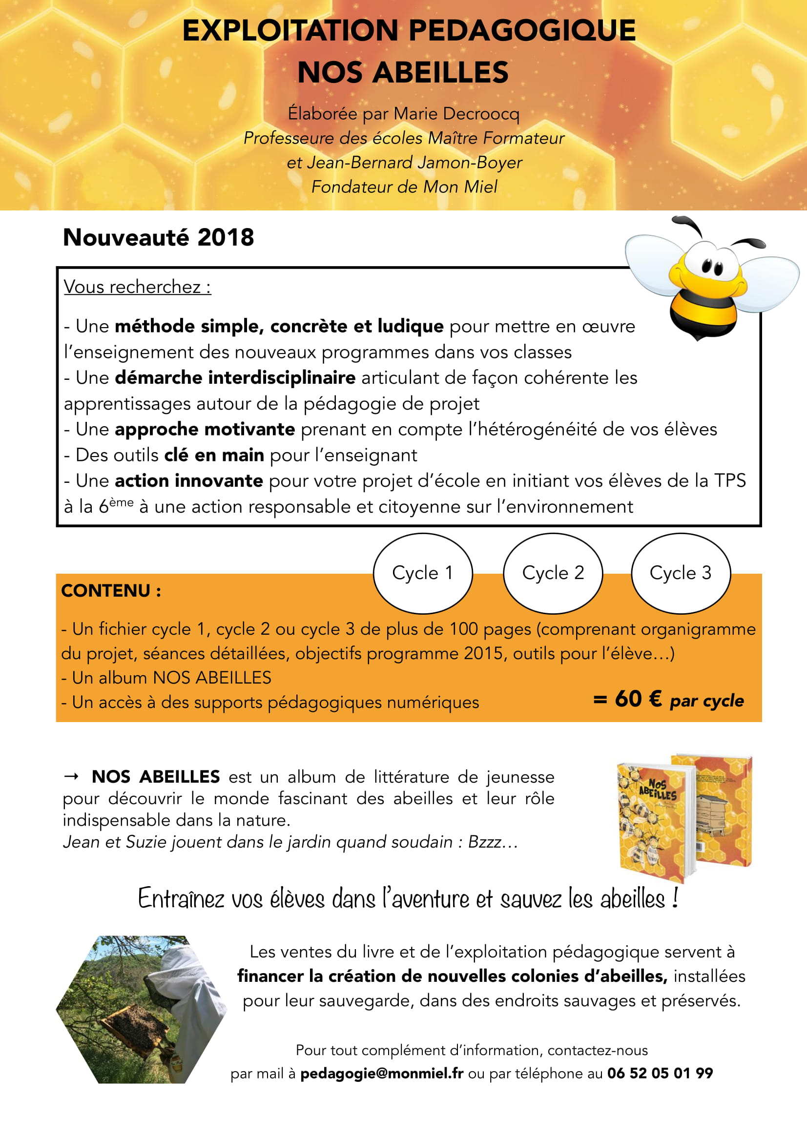 Exploitation Pédagogique NOS ABEILLES