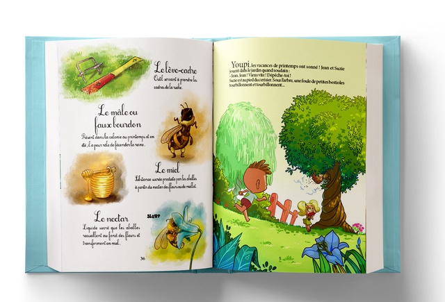 Livre NOS ABEILLES - Interieur